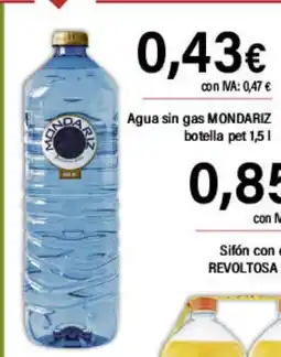 Cash Ifa MONDARIZ Agua sin gas botella oferta
