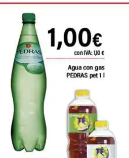 Cash Ifa PEDRAS Agua con gas oferta
