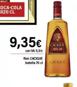 Cash Ifa CACIQUE Ron botella oferta