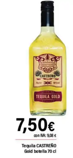 Cash Ifa CASTREÑO Tequila Gold botella oferta