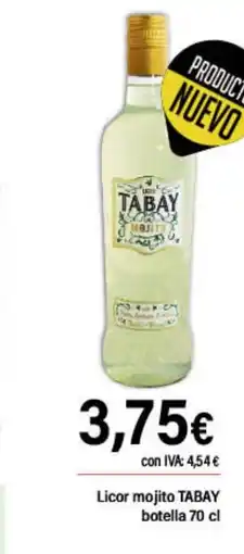 Cash Ifa TABAY Licor mojito botella oferta