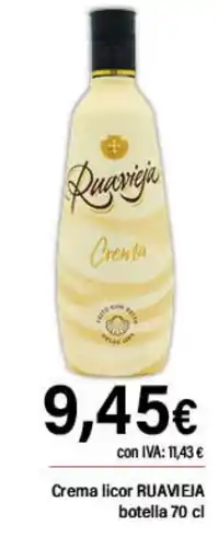 Cash Ifa RUAVIEIA Crema licor botella oferta