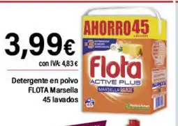 Cash Ifa FLOTA Detergente en polvo Marsella 45 lavados oferta