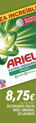 Cash Ifa Detergente polvo ariel original 30 lavados oferta