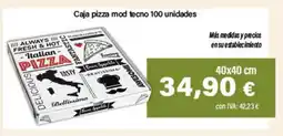 Cash Ifa Caja pizza mod tecno 100 unidades oferta