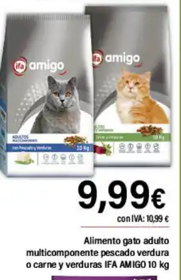Cash Ifa IFA AMIGO Alimento gato adulto multicomponente pescado verdura o carne y verduras oferta