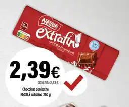 Cash Ifa NESTLÉ Chocolate con leche extrafino oferta
