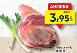 FROIZ Paleta de cerdo fresca oferta