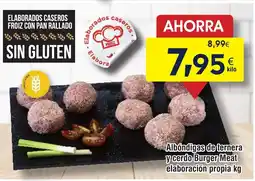 FROIZ Albóndigas de ternera y cerdo Burger Meat elaboración propia oferta