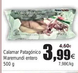 FROIZ Calamar Patagónico Maremundi entero oferta