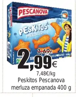 FROIZ Peskitos Pescanova merluza empanada oferta