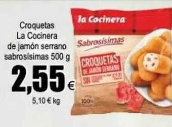 FROIZ Croquetas La Cocinera De Jamón Serrano Sabrosisimas oferta