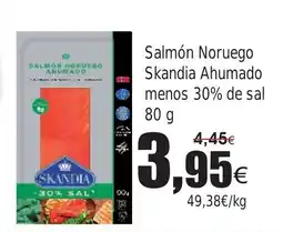 FROIZ Salmón Noruego Skandia Ahumado menos 30% de sal oferta
