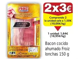 FROIZ Bacon cocido ahumado Froiz lonchas oferta