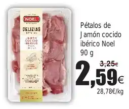 FROIZ NOEL Pétalos de Jamón cocido ibérico oferta