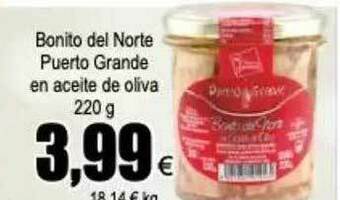 FROIZ Bonito Del Norte Puerto Grande En Aceite De Oliva oferta