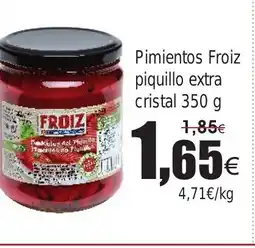 FROIZ Pimientos Froiz piquillo extra cristal oferta