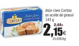 FROIZ Atún claro Cortizo en aceite de girasol oferta