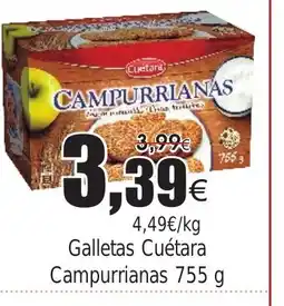 FROIZ Galletas Cuétara Campurrianas oferta
