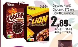FROIZ Cereales Nestlé Chocapic o Lion oferta