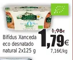 FROIZ BIFIDUS Xanceda eco desnatado natural oferta