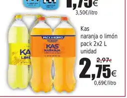 FROIZ KAS naranja o limón oferta