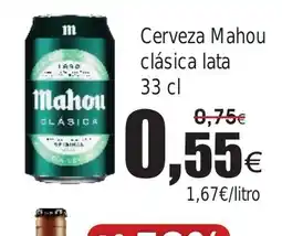FROIZ Cerveza Mahou clásica lata oferta