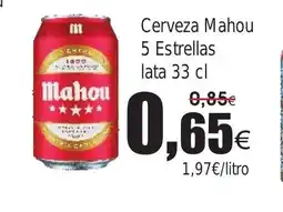 FROIZ Cerveza Mahou 5 Estrellas lata oferta