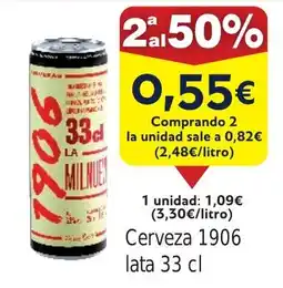 FROIZ Cerveza 1906 lata oferta