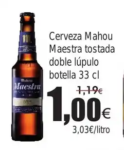 FROIZ Cerveza Mahou Maestra tostada doble lúpulo oferta