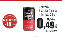 FROIZ Cerveza Estrella Galicia Mini oferta