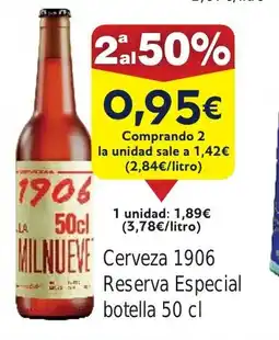 FROIZ Cerveza 1906 Reserva Especial botella oferta