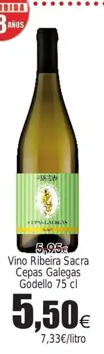 FROIZ Vino Ribeira Sacra Cepas Galegas Godello oferta