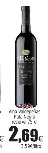FROIZ Vino Valdepeñas Pata Negra reserva oferta