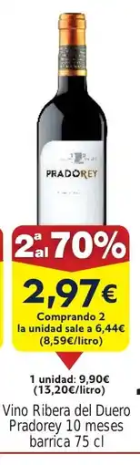 FROIZ Vino Ribera del Duero Pradorey 10 meses oferta