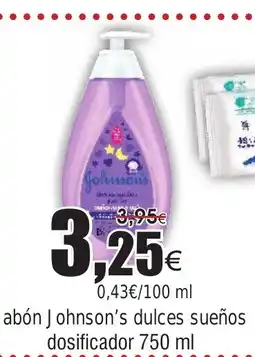 FROIZ Jabón Johnson's dulces sueños oferta