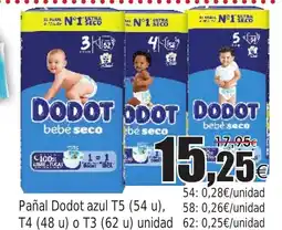 FROIZ Pañal Dodot azul oferta