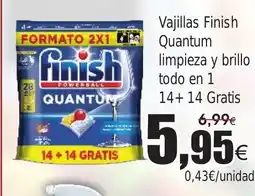 FROIZ Vajillas Finish Quantum limpieza y brillo oferta