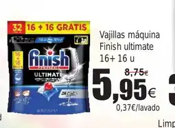 FROIZ Vajillas máquina Finish ultimate oferta