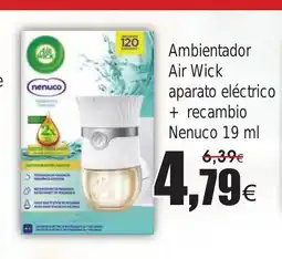 FROIZ Ambientador Air Wick aparato eléctrico + recambio oferta