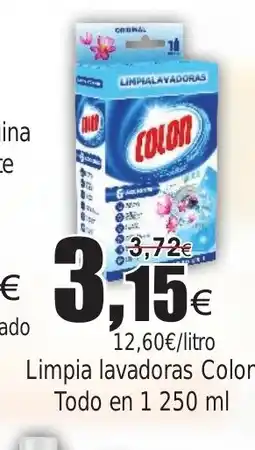 FROIZ Limpia lavadoras Colon Todo en 1 oferta