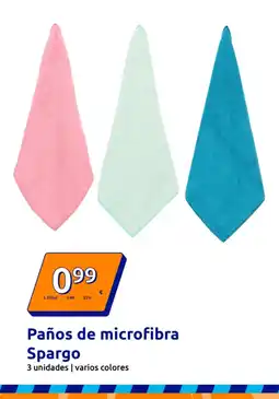 Action Paños de microfibra Spargo oferta