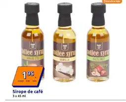 Action Sirope de café oferta