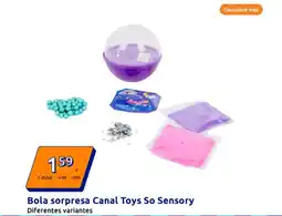 Action Bola sorpresa Canal Toys So Sensory oferta