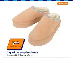 Action Zapatillas con plataforma oferta