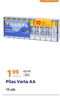 Action Pilas Varta AA oferta