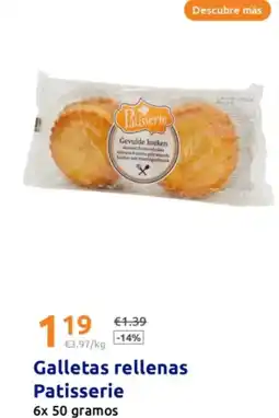 Action Galletas rellenas Patisserie oferta
