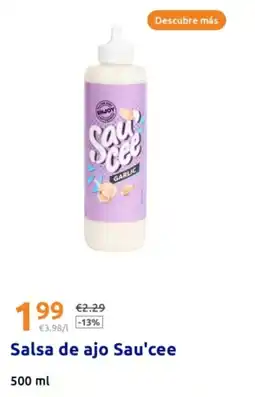 Action Salsa de ajo Sau'cee oferta