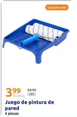 Action Juego de pintura de pared 4 piezas oferta