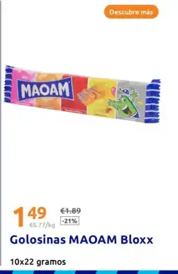 Action Golosinas MAOAM Bloxx oferta